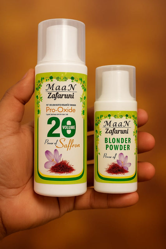 Maan Zafarani Saffron Skin Polish & Face Mask – Deep Cleansing, Whitening & Instant Glow Treatment