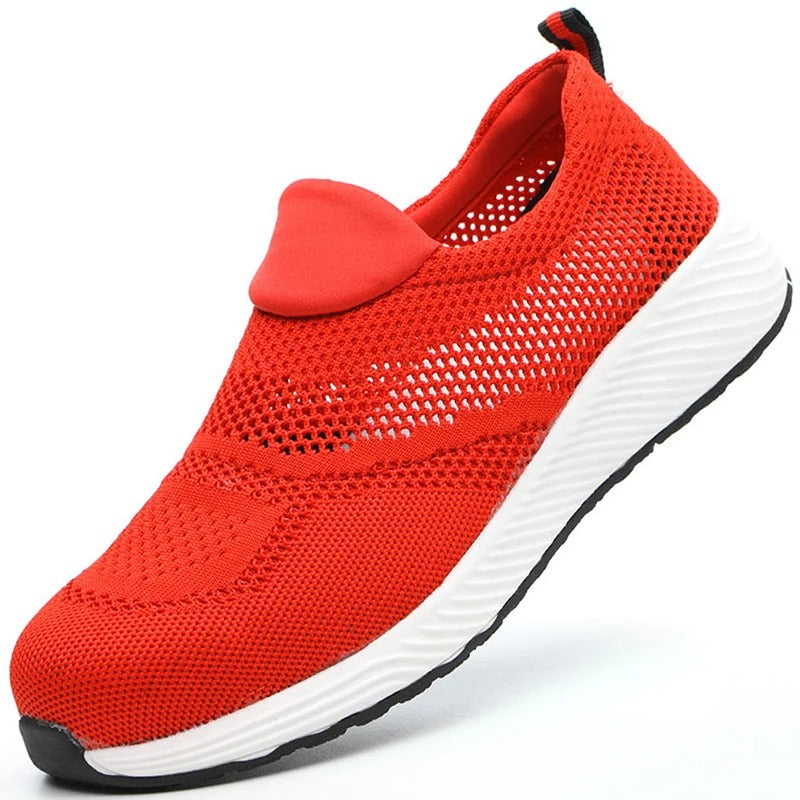 Summer Breathable Work Safety Shoes – Unisex Steel Toe Sneakers | Lightweight, Anti-Smash, Indestructible Safety Boots