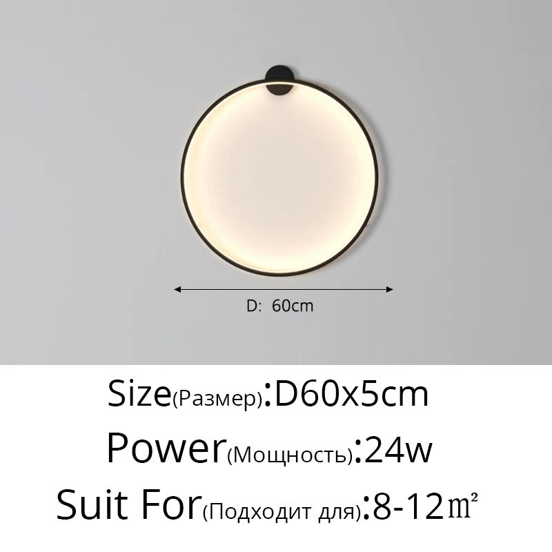 Moon LED Wall Light – Modern Indoor Lamp for Bedroom, Living Room & Hallway