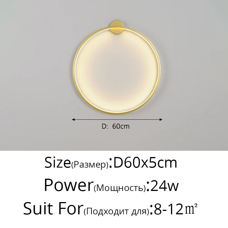 Moon LED Wall Light – Modern Indoor Lamp for Bedroom, Living Room & Hallway