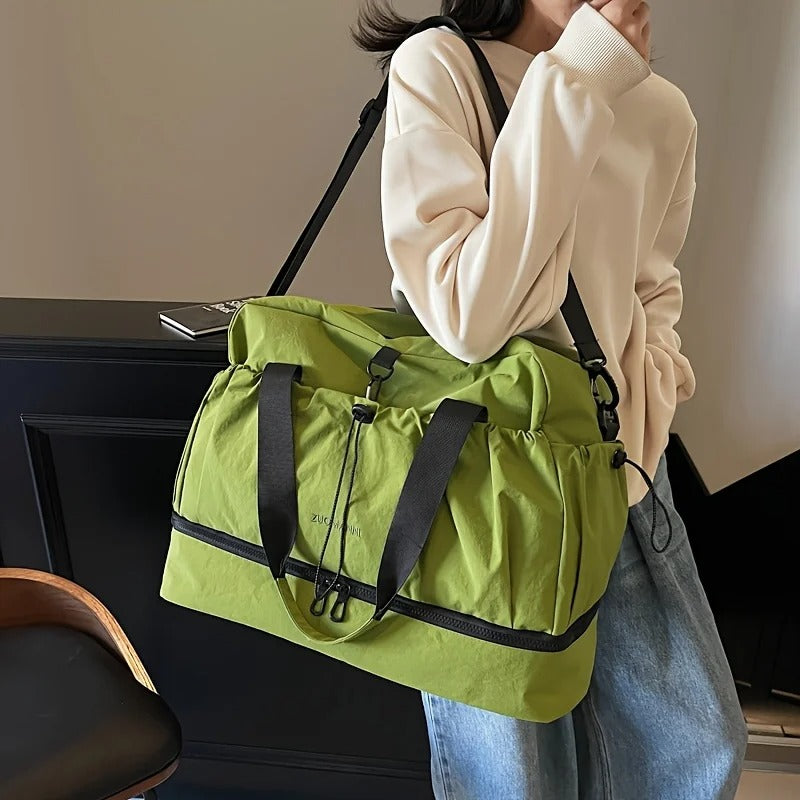 Large Capacity Travel Bag – Lightweight Oxford Tote & Crossbody