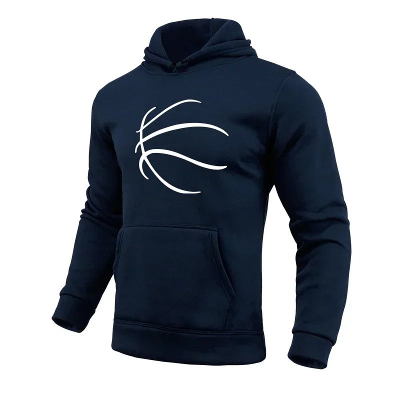 2025 New Trend Men’s Hoodie – Urban Fashion Long Sleeve Pullover | High-Quality Casual Sports Basketball Sweatshirt