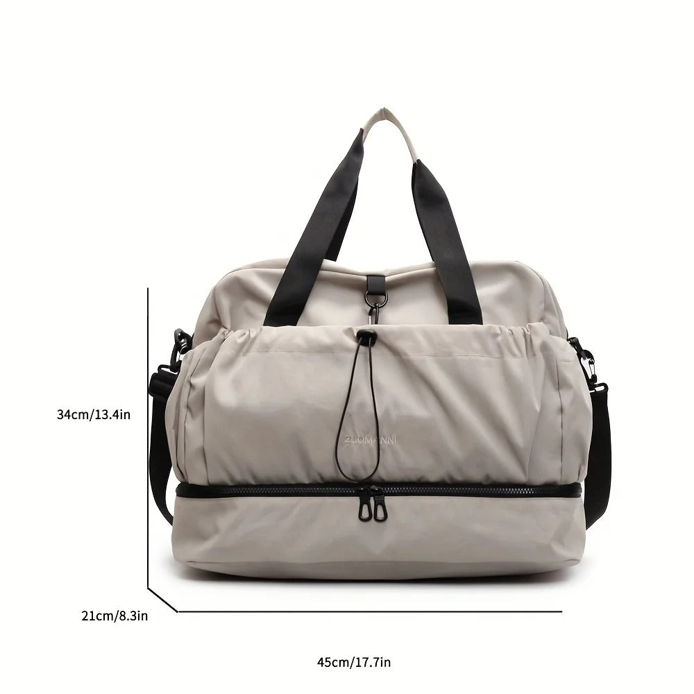 Large Capacity Travel Bag – Lightweight Oxford Tote & Crossbody