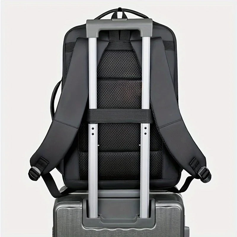 Large Capacity Business Backpack for Men | Fashionable College Student Laptop Bag | Multifunctional Travel Computer Backpack