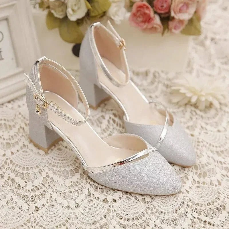Women’s High Heels – Fashion Spring & Summer Pumps | Elegant Black, Silver Wedding Shoes & Gold Party Heels