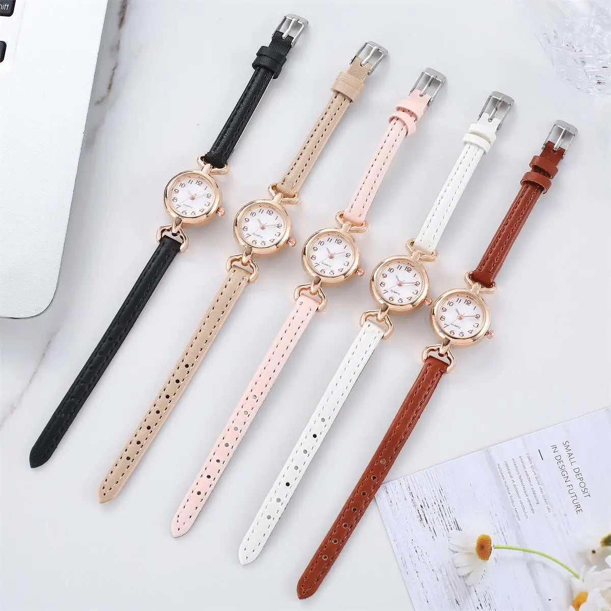 2024 Girls Student Watch – Fashion Round Ladies Digital Wristwatch