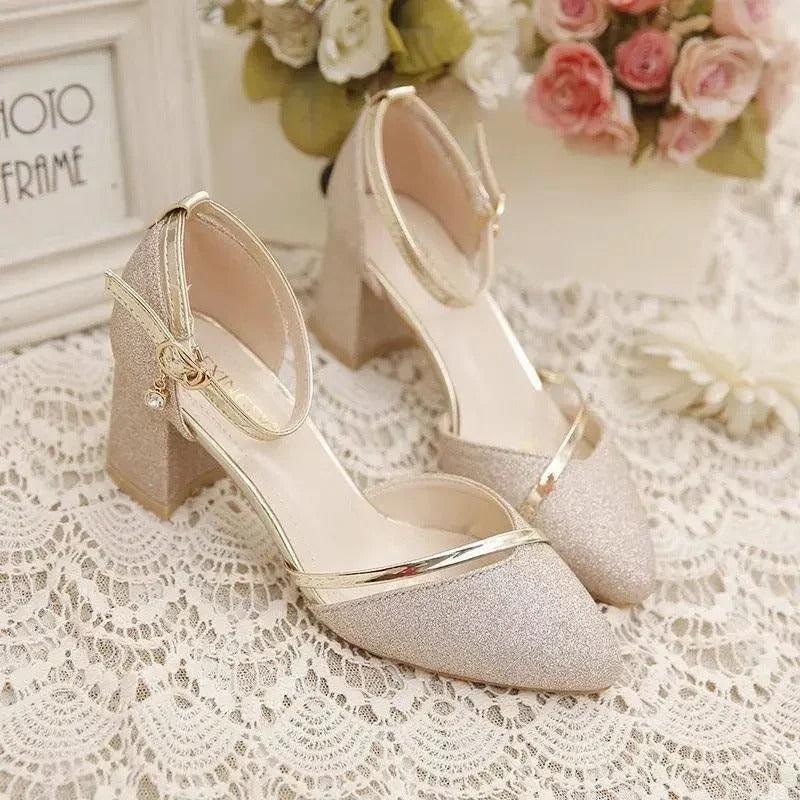 Women’s High Heels – Fashion Spring & Summer Pumps | Elegant Black, Silver Wedding Shoes & Gold Party Heels