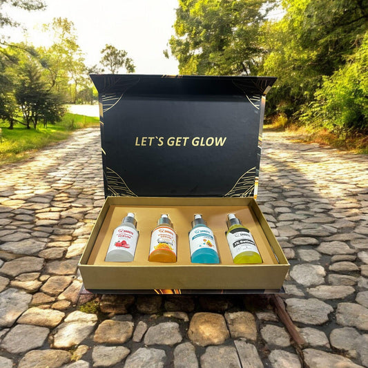 "Complete Serum Transformation Kit – 4 Professional Serums for Brightening, Anti-Aging & Hydration"