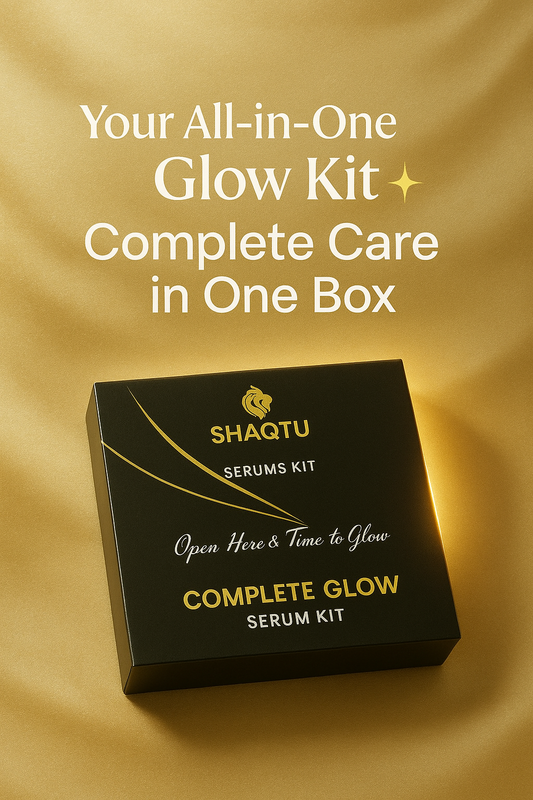 "Complete Serum Transformation Kit – 4 Professional Serums for Brightening, Anti-Aging & Hydration"
