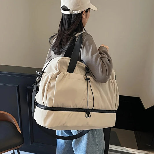 Large Capacity Travel Bag – Lightweight Oxford Tote & Crossbody