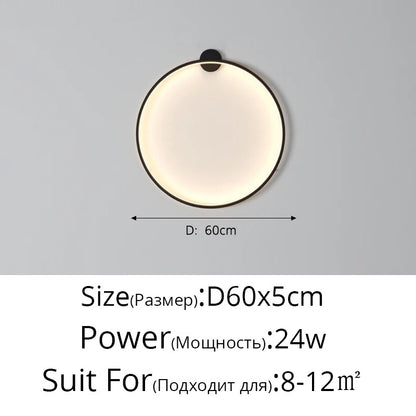 Moon LED Wall Light – Modern Indoor Lamp for Bedroom, Living Room & Hallway