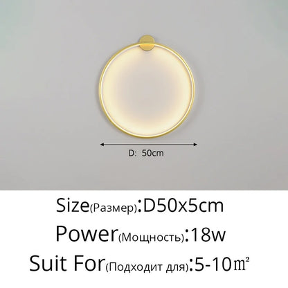 Moon LED Wall Light – Modern Indoor Lamp for Bedroom, Living Room & Hallway