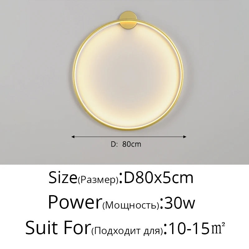 Moon LED Wall Light – Modern Indoor Lamp for Bedroom, Living Room & Hallway