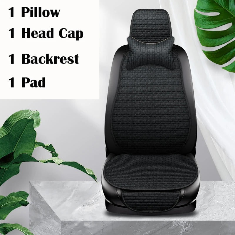 Universal Car Seat Covers – Front & Rear Seat Cushion Protector, Auto Interior Pad for Most Cars