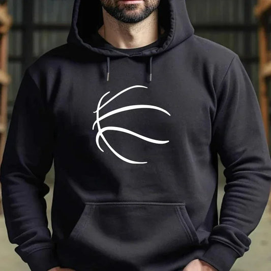 2025 New Trend Men’s Hoodie – Urban Fashion Long Sleeve Pullover | High-Quality Casual Sports Basketball Sweatshirt
