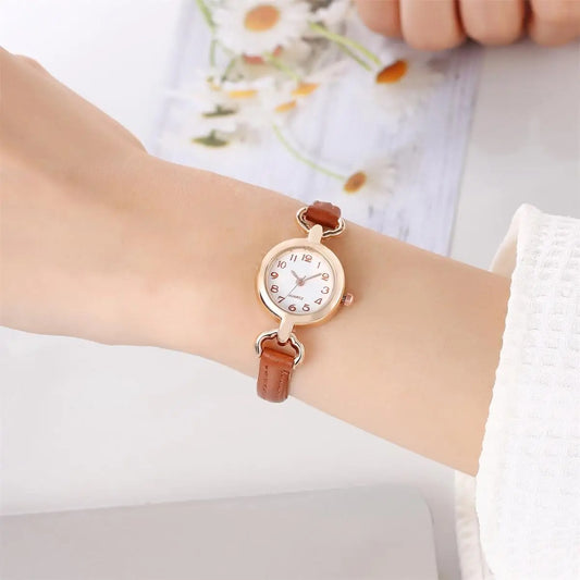 2024 Girls Student Watch – Fashion Round Ladies Digital Wristwatch