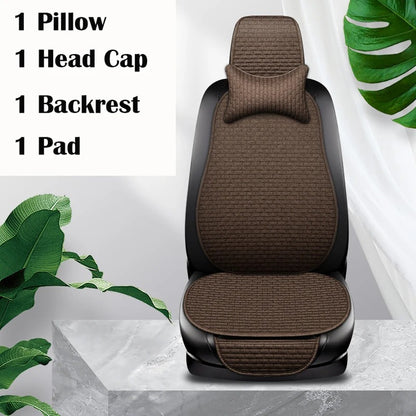 Universal Car Seat Covers – Front & Rear Seat Cushion Protector, Auto Interior Pad for Most Cars