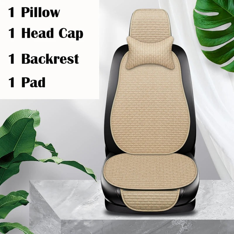Universal Car Seat Covers – Front & Rear Seat Cushion Protector, Auto Interior Pad for Most Cars