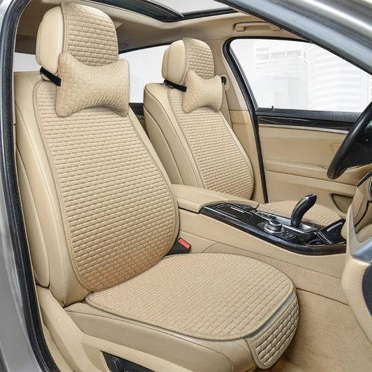 Universal Car Seat Covers – Front & Rear Seat Cushion Protector, Auto Interior Pad for Most Cars