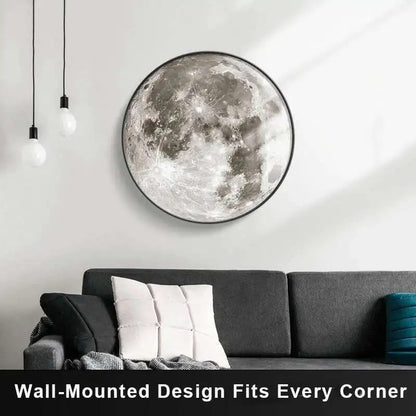 Moon LED Wall Light – Modern Indoor Lamp for Bedroom, Living Room & Hallway