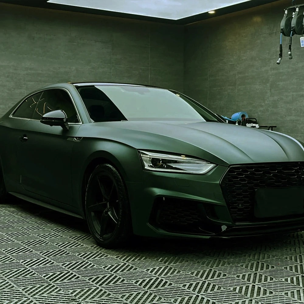 Matte Diamond Green Car Wrap Film – Bubble-Free Vinyl Sticker for Auto & Accessories