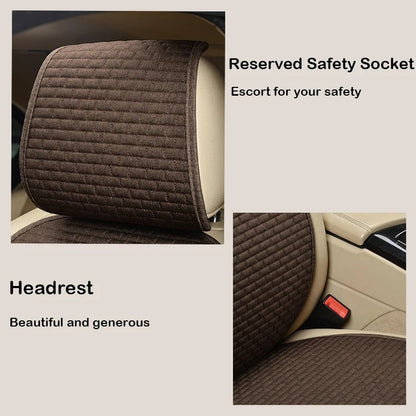 Universal Car Seat Covers – Front & Rear Seat Cushion Protector, Auto Interior Pad for Most Cars
