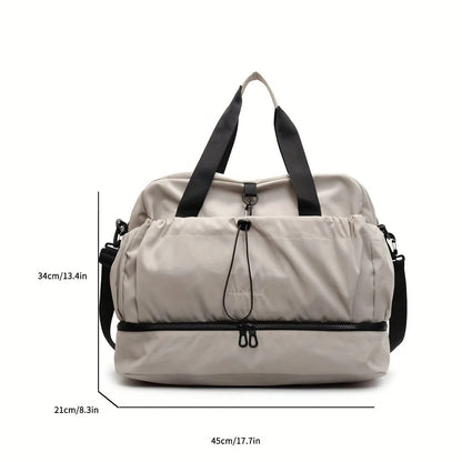 Large Capacity Travel Bag – Lightweight Oxford Tote & Crossbody