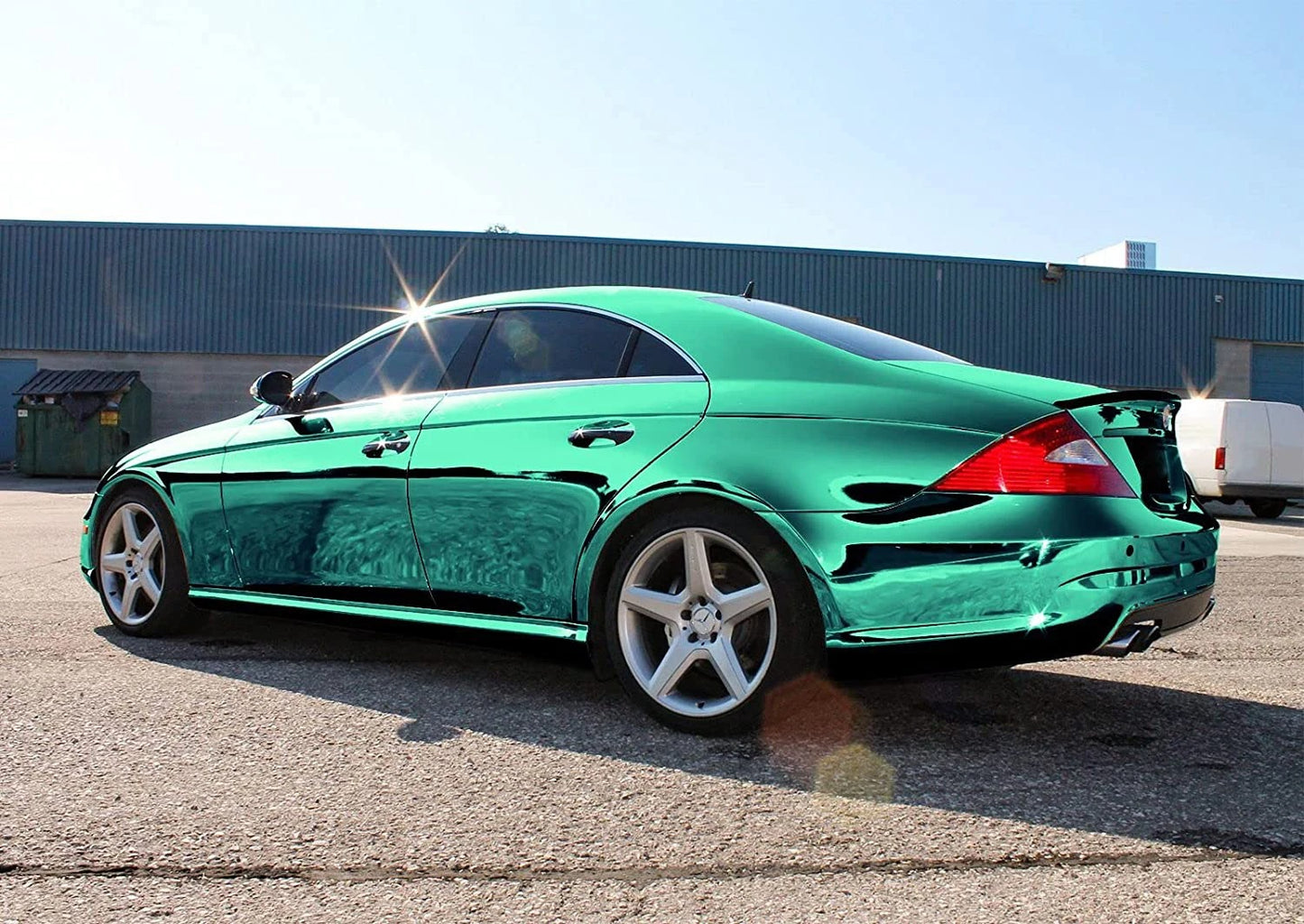 Teal Chrome Car Wrap Film – Supercast Vinyl Sticker for Vehicle & Motorcycle DIY
