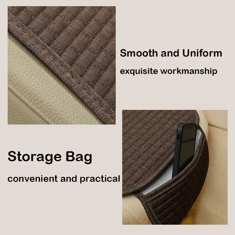 Universal Car Seat Covers – Front & Rear Seat Cushion Protector, Auto Interior Pad for Most Cars