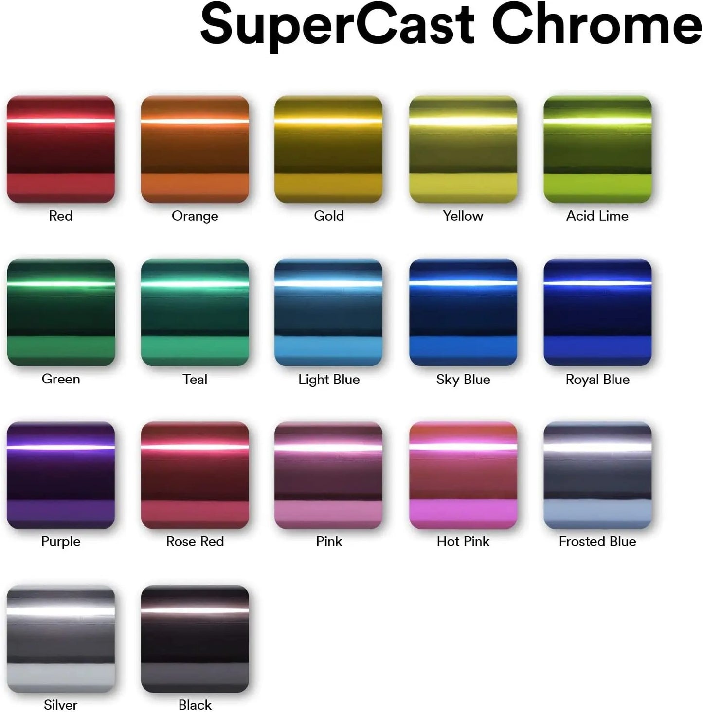 Teal Chrome Car Wrap Film – Supercast Vinyl Sticker for Vehicle & Motorcycle DIY