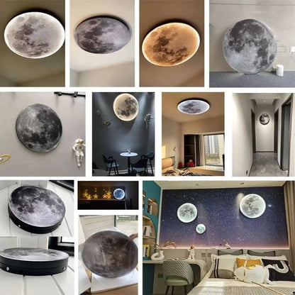 Moon LED Wall Light – Modern Indoor Lamp for Bedroom, Living Room & Hallway
