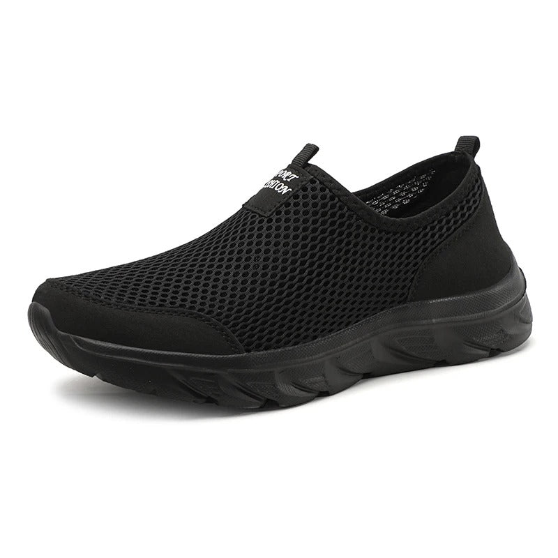 2023 Lightweight Men’s Casual Shoes – Breathable Slip-On Sneakers, Anti-Slip Flats for Outdoor Walking, Sizes 39–47